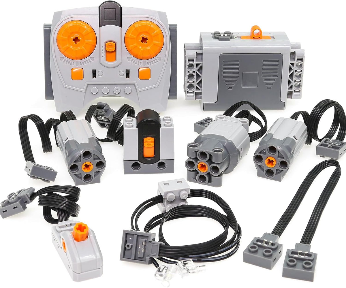 AIMATRIX Kit de motor de 9 piezas, compatible con bloques de constr...