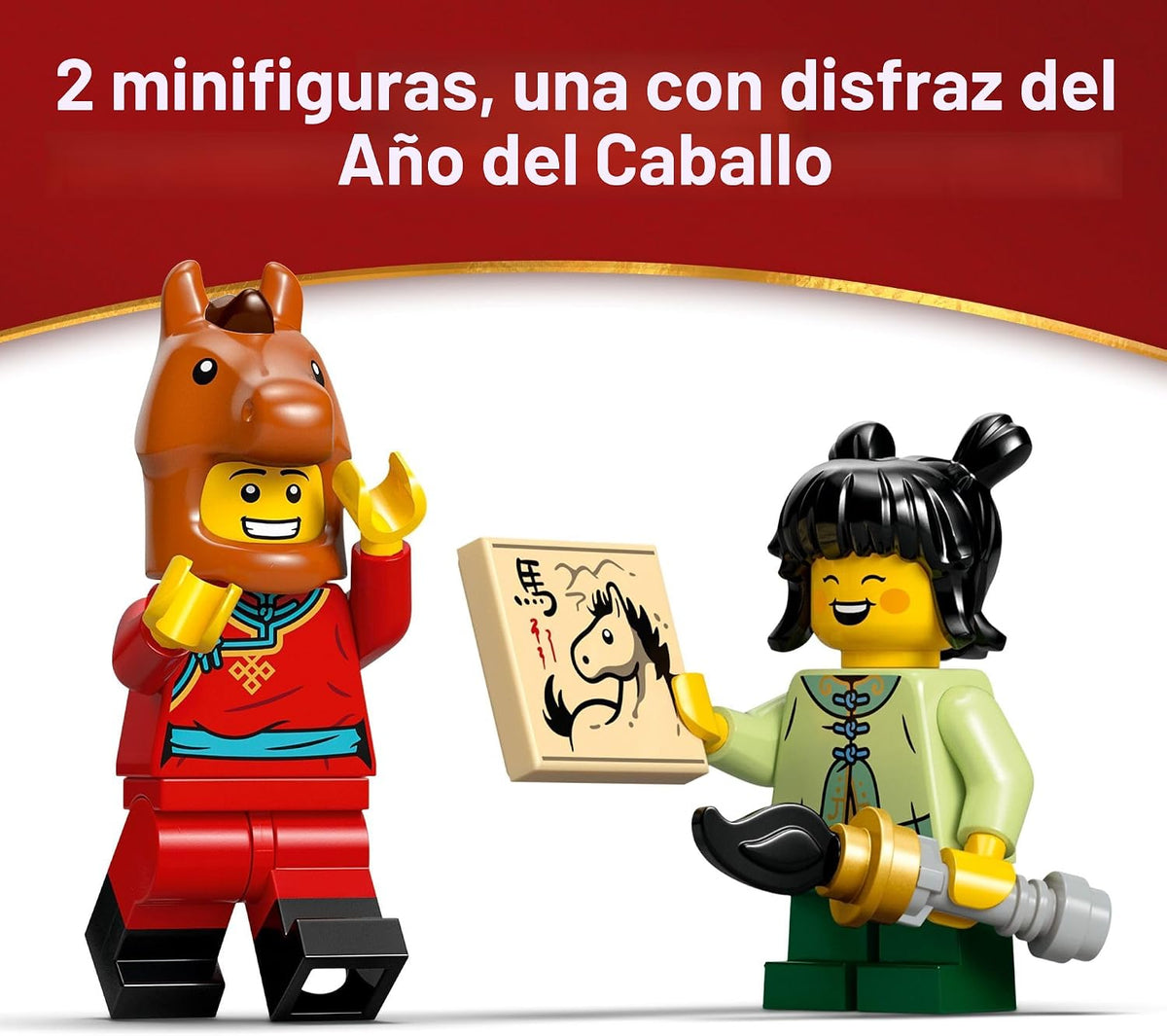 LEGO Caballo Galopante de Tela para el Festival de Primavera - Jugu...