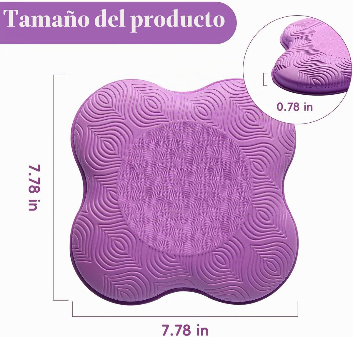 MBKHFLL Paquete de 2 Cojines de Yoga para Rodillas y Codos - Espuma...