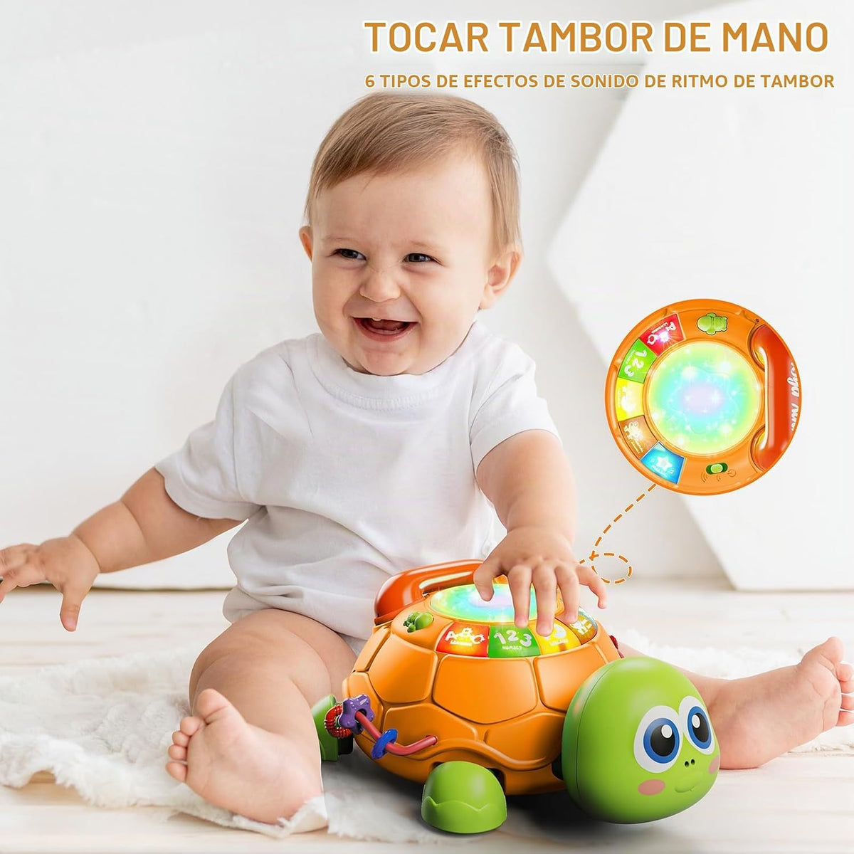 Letapapa Juguetes para bebés de 6 a 12 meses, juguetes musicales de...