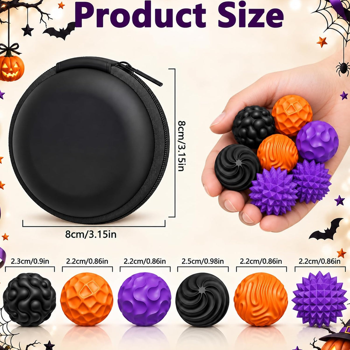 Bolas magnéticas de silicona, juguetes antiestrés para adultos y ad...