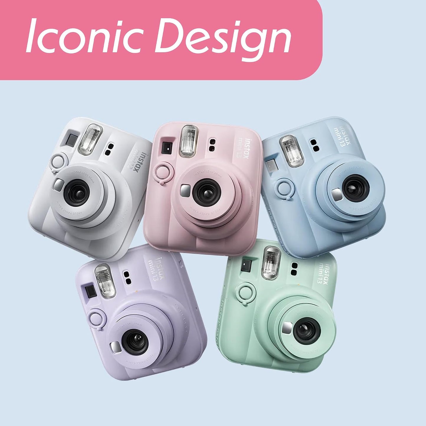 FUJIFILM INSTAX MINI 13 Cámara de película instantánea (rosa carame...