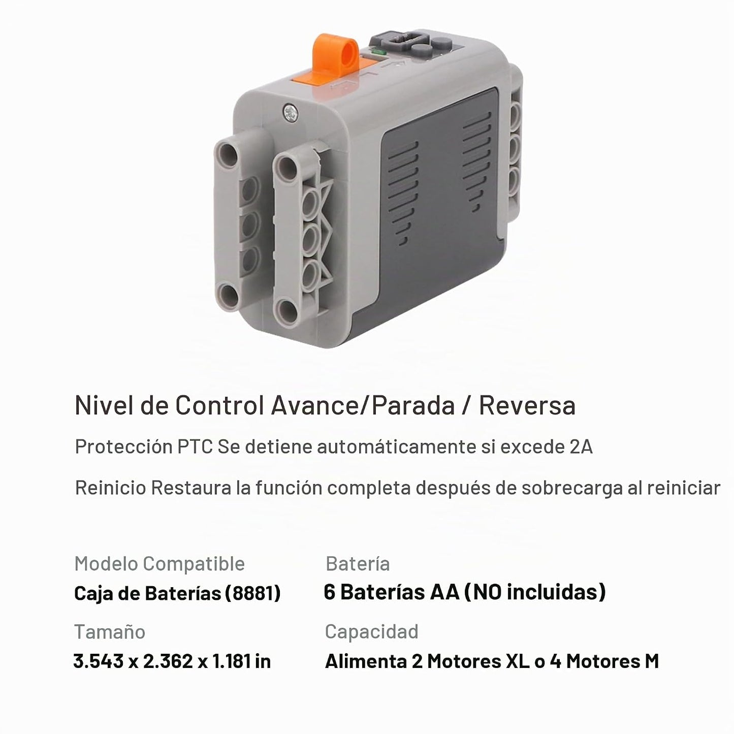 Kit de arranque de motor de 5 piezas compatible con LEGO: incluye M...