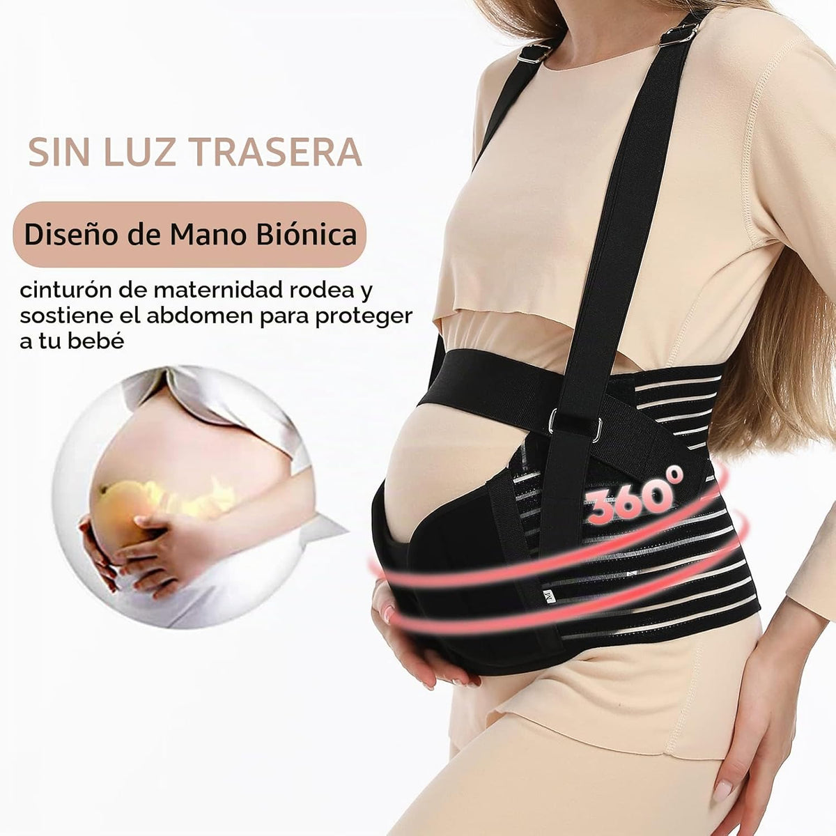 Evolway Bandas para el Vientre para Mujeres Embarazadas - Cinturón...