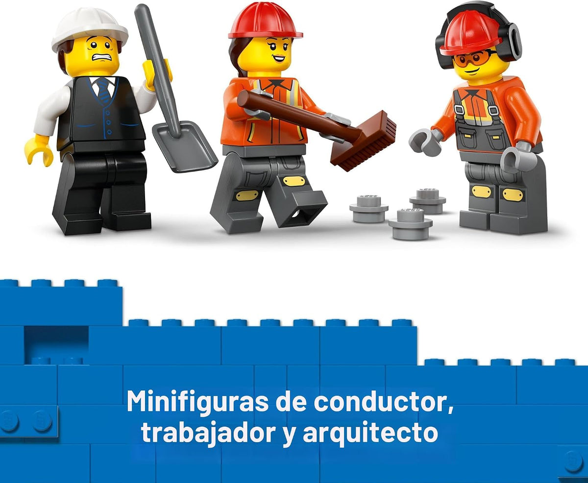 LEGO City Camión Mezclador de Cemento de Construcción para Niños y...