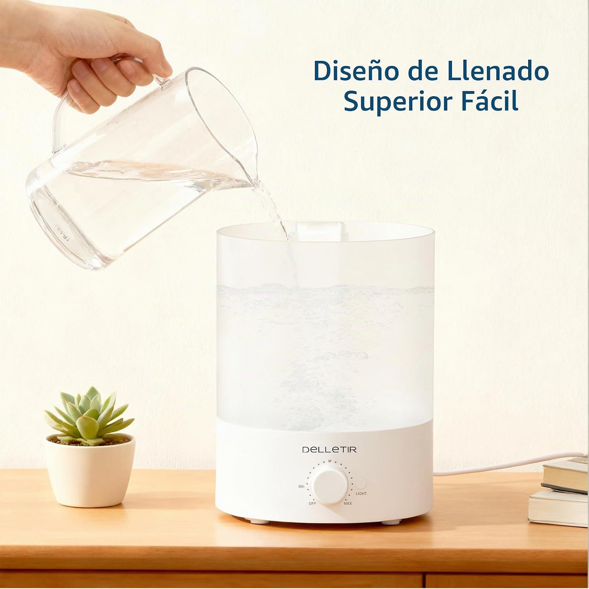 Delletir - Humidificadores de niebla fría para bebés, dormitorio, g...