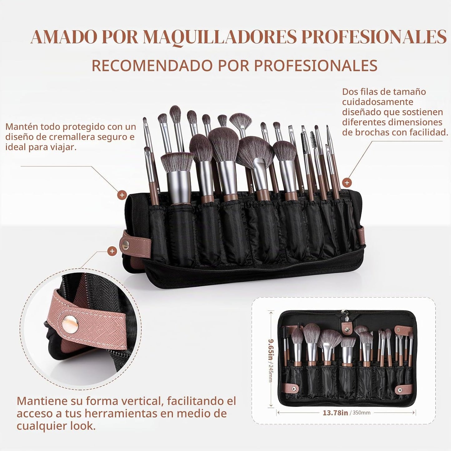DUcare Juego de 22 brochas de maquillaje profesionales profesionale...
