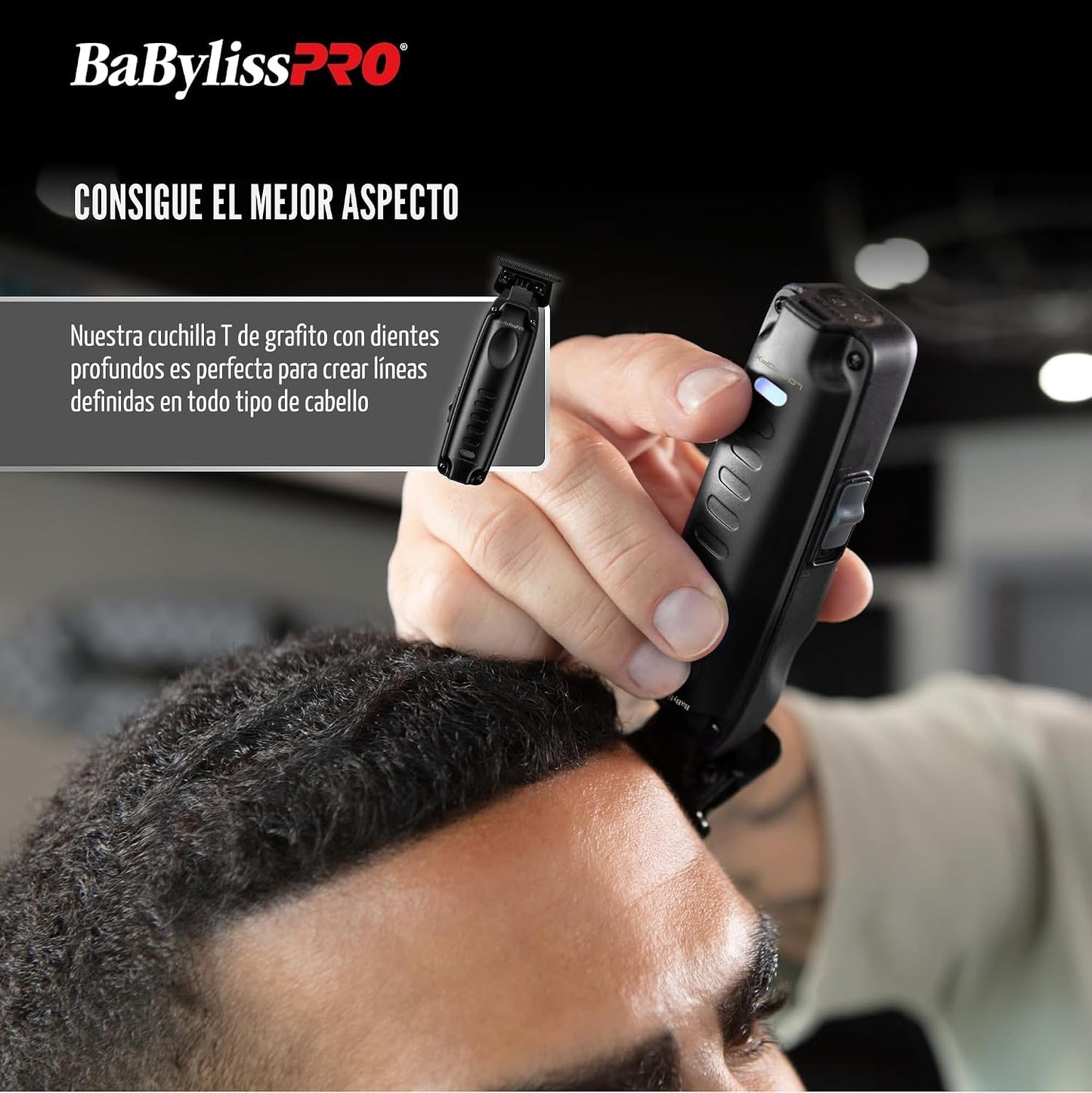 BaBylissPRO Recortadoras LO-PROFX compactas de alto rendimiento par...
