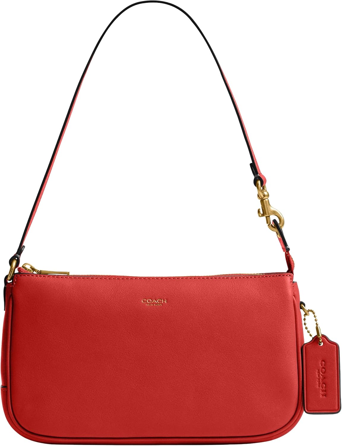 Bolso de mujer de cuero natural granulado Coach Plaza