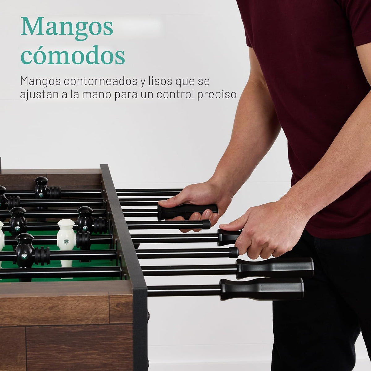 Best Choice Products Mesa de Futbolín Reglamentaria de Tamaño Compl...