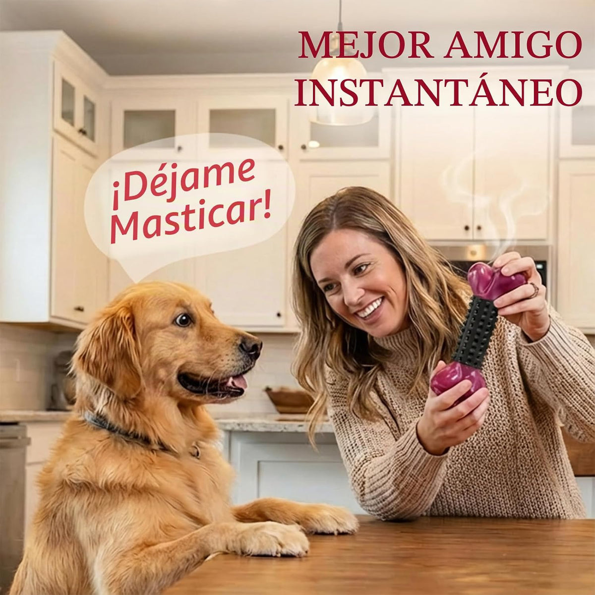 Apasiri Juguetes resistentes para perros masticadores agresivos de...