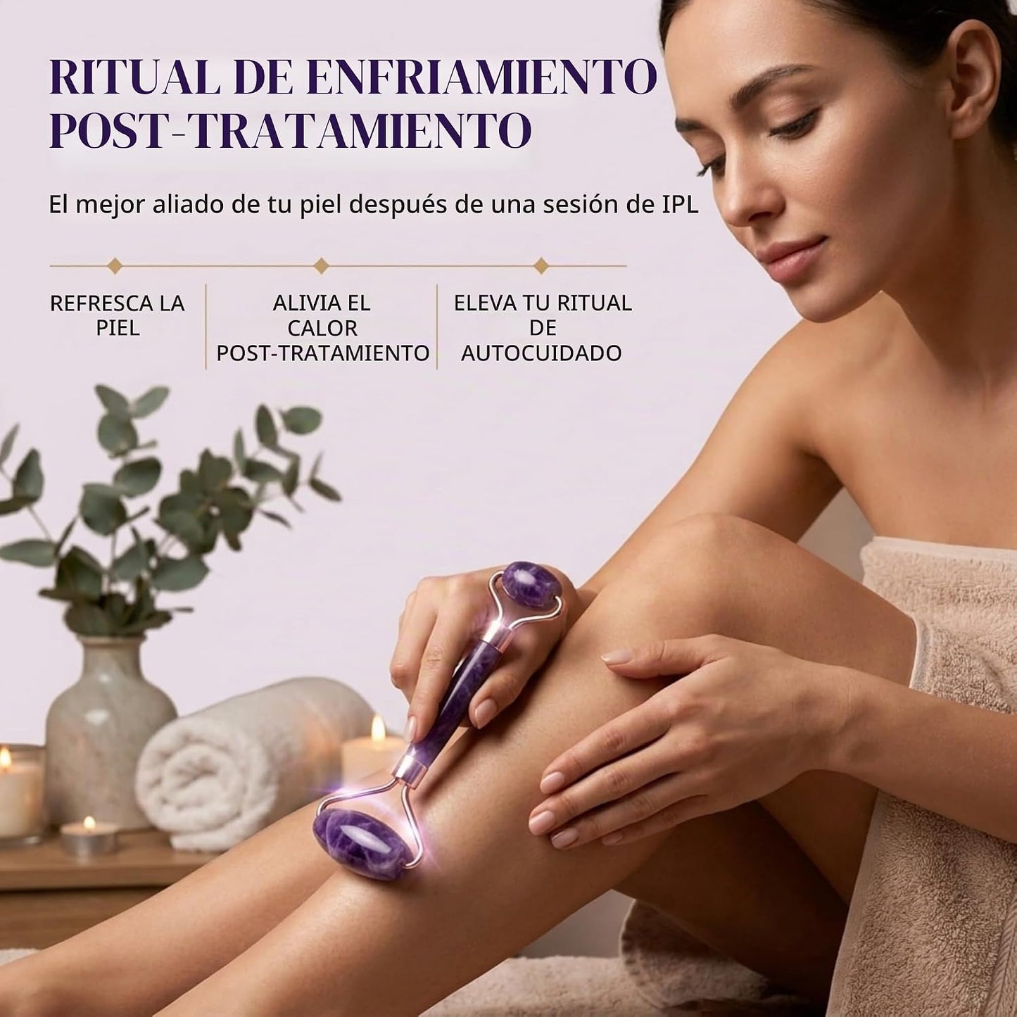 Skin Aurea™ Un dispositivo de depilación IPL inalámbrico 24J para r...