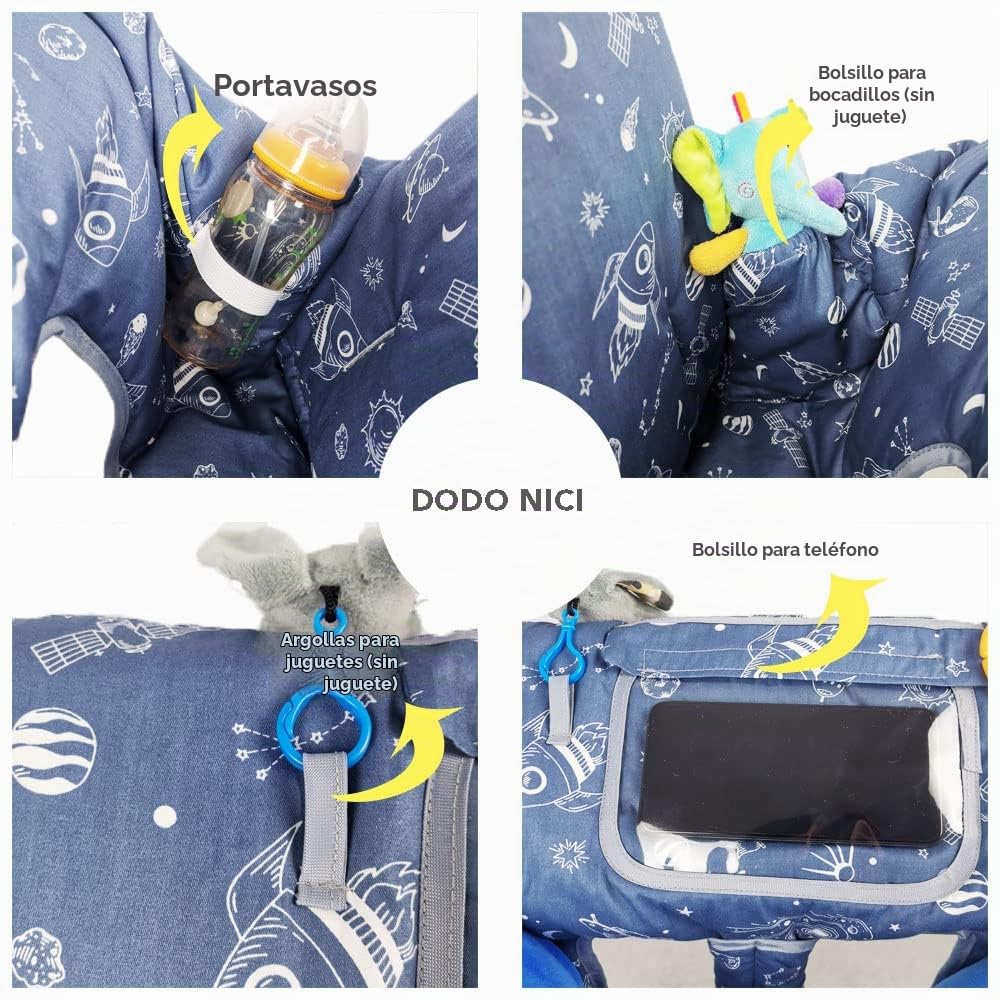 Funda para carrito de compras para bebé\/niño, acogedora funda para...