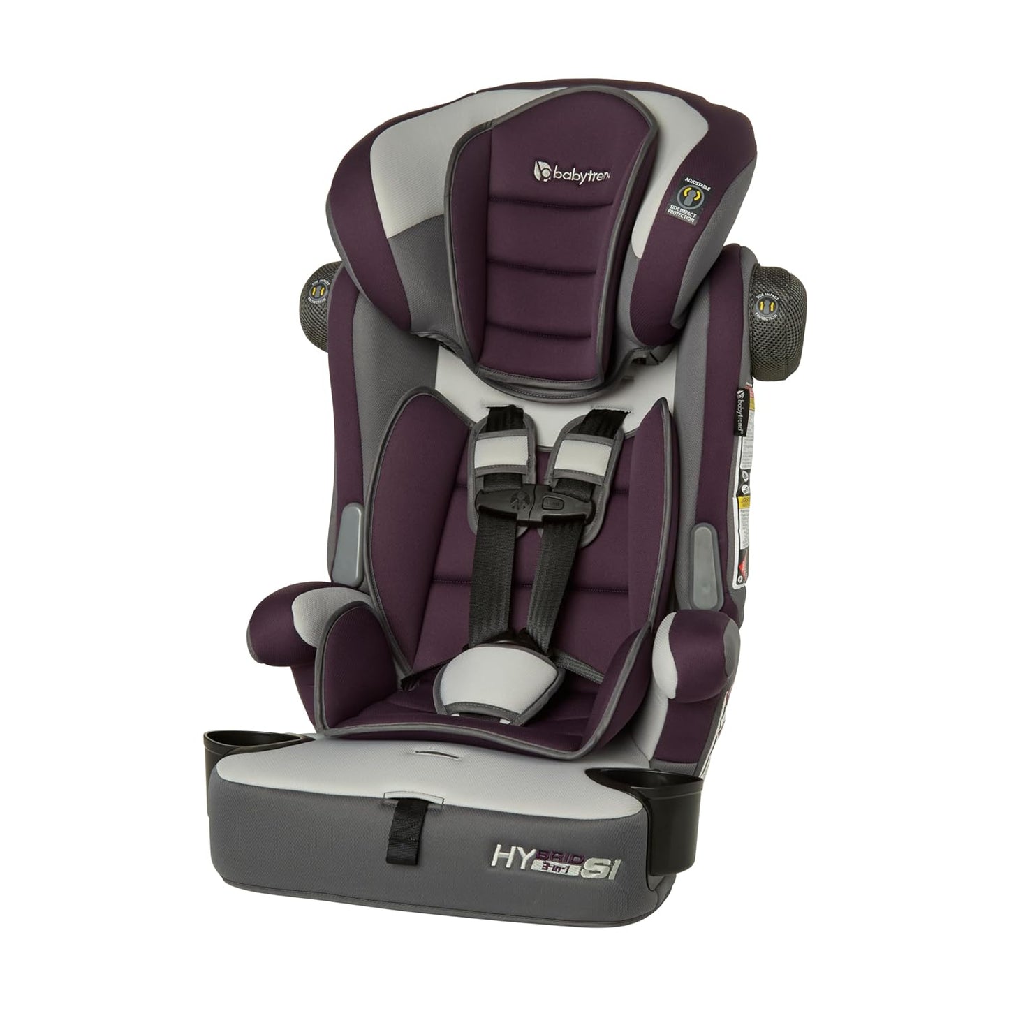 Baby Trend Hybrid SI - Asiento elevador combinado 3 en 1 con protec...