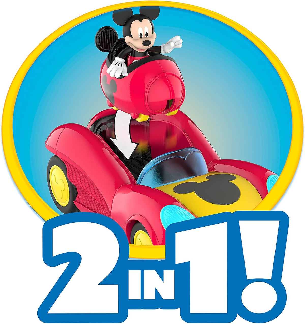 Vehículo transformable Disney Junior Mickey Mouse Funhouse, Mickey...