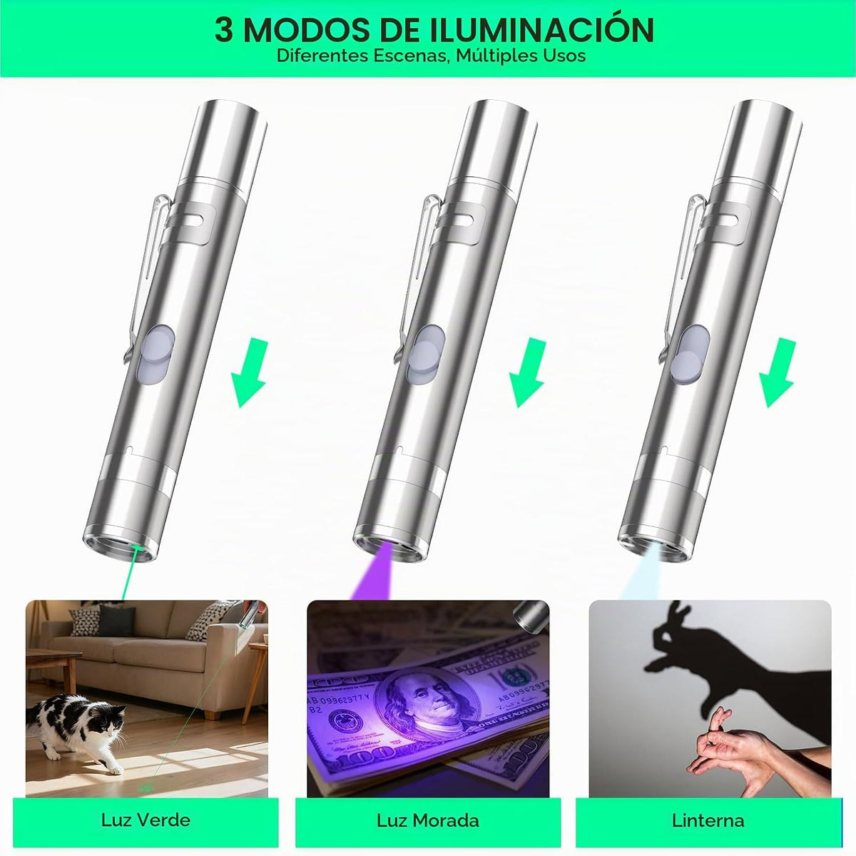 Juguete Waputne para Gatos de Interior, Juguetes Recargables USB pa...