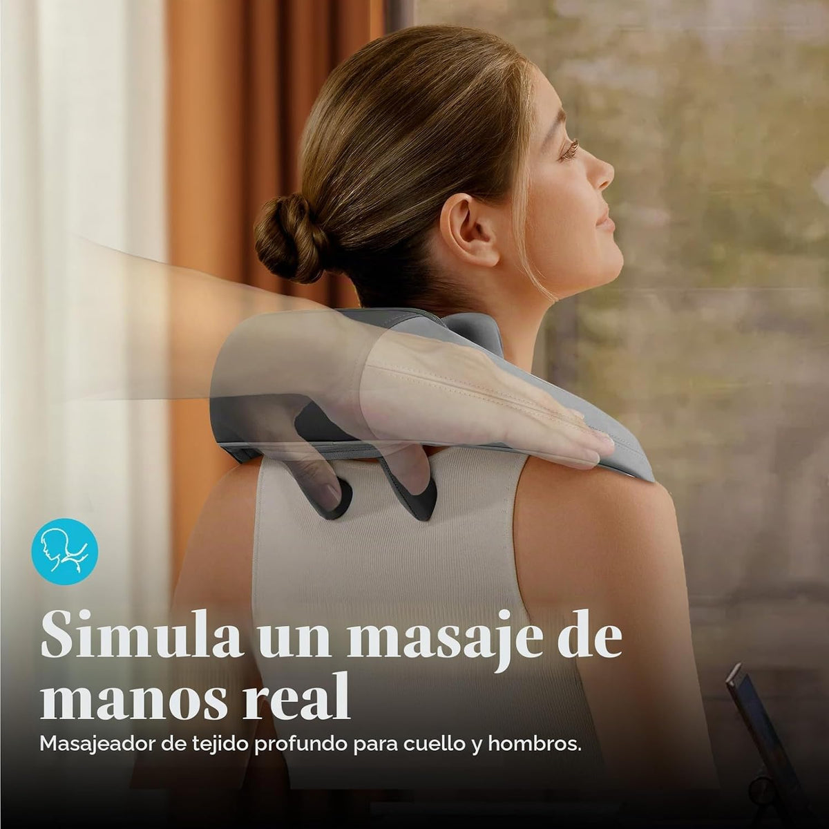 CuPiLo FSA Masajeador inalámbrico de cuello y hombros \u2013 Masaje...