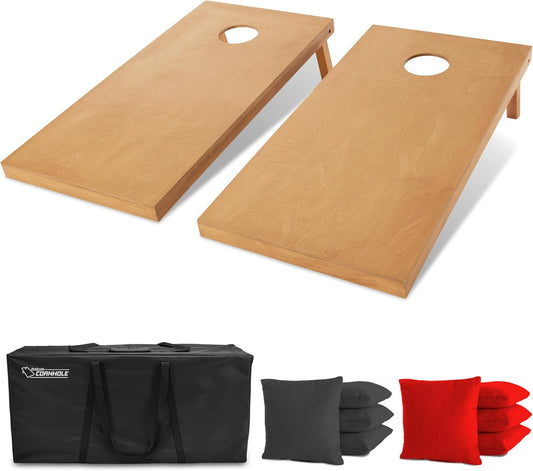 GoSports Juego de tablas de cornhole de madera de tamaño reglamenta...