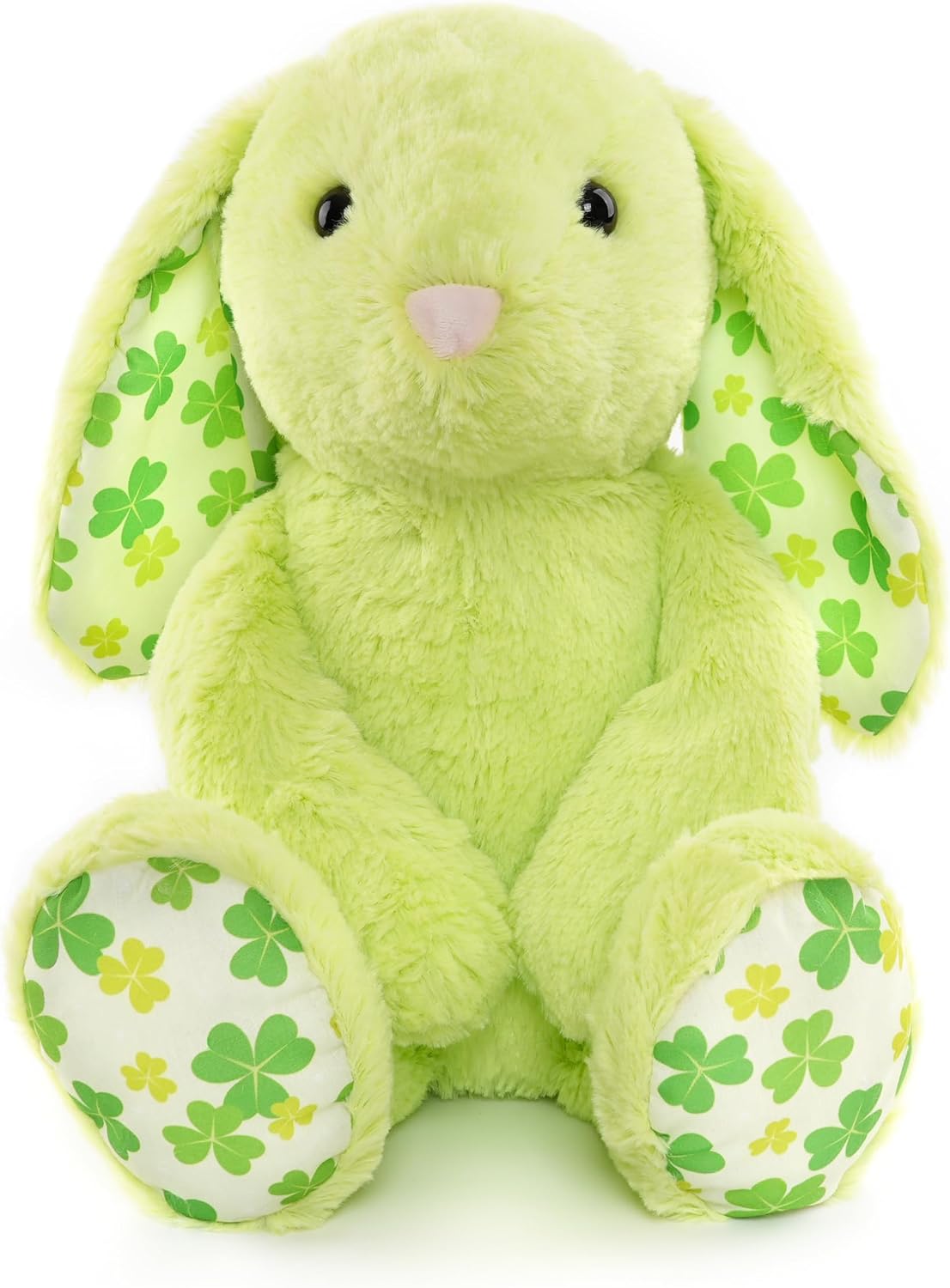 WEIGEDU Conejo Verde de Peluche Juguete de Animales con Orejas Caíd...