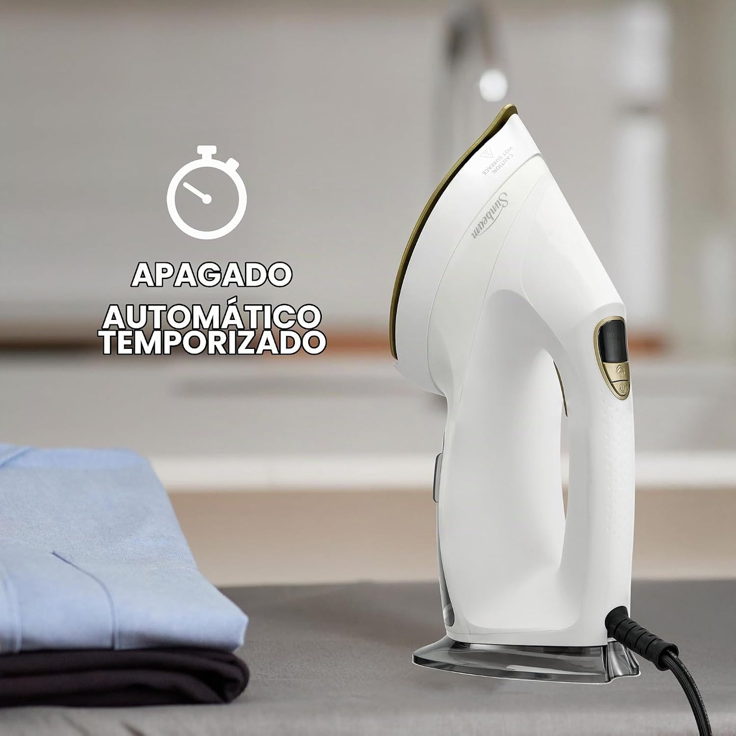 Sunbeam EliteSteam 1700W Plancha y Vaporizador Digital \u2013 Suela...