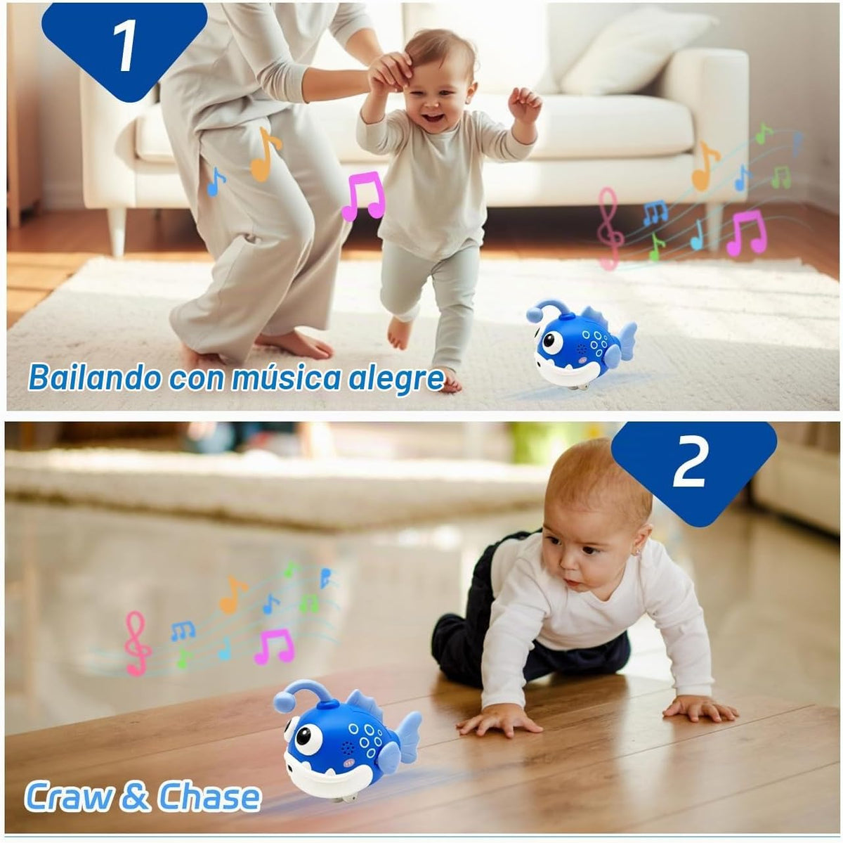 YBADXSJ Juguetes para gatear bebés de 6 a 12 meses, para el desarro...