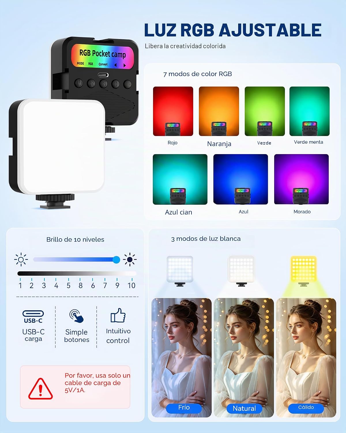 Kit de vlogging para iPhone\/Android, TikTok YouTube Kit de inicio...