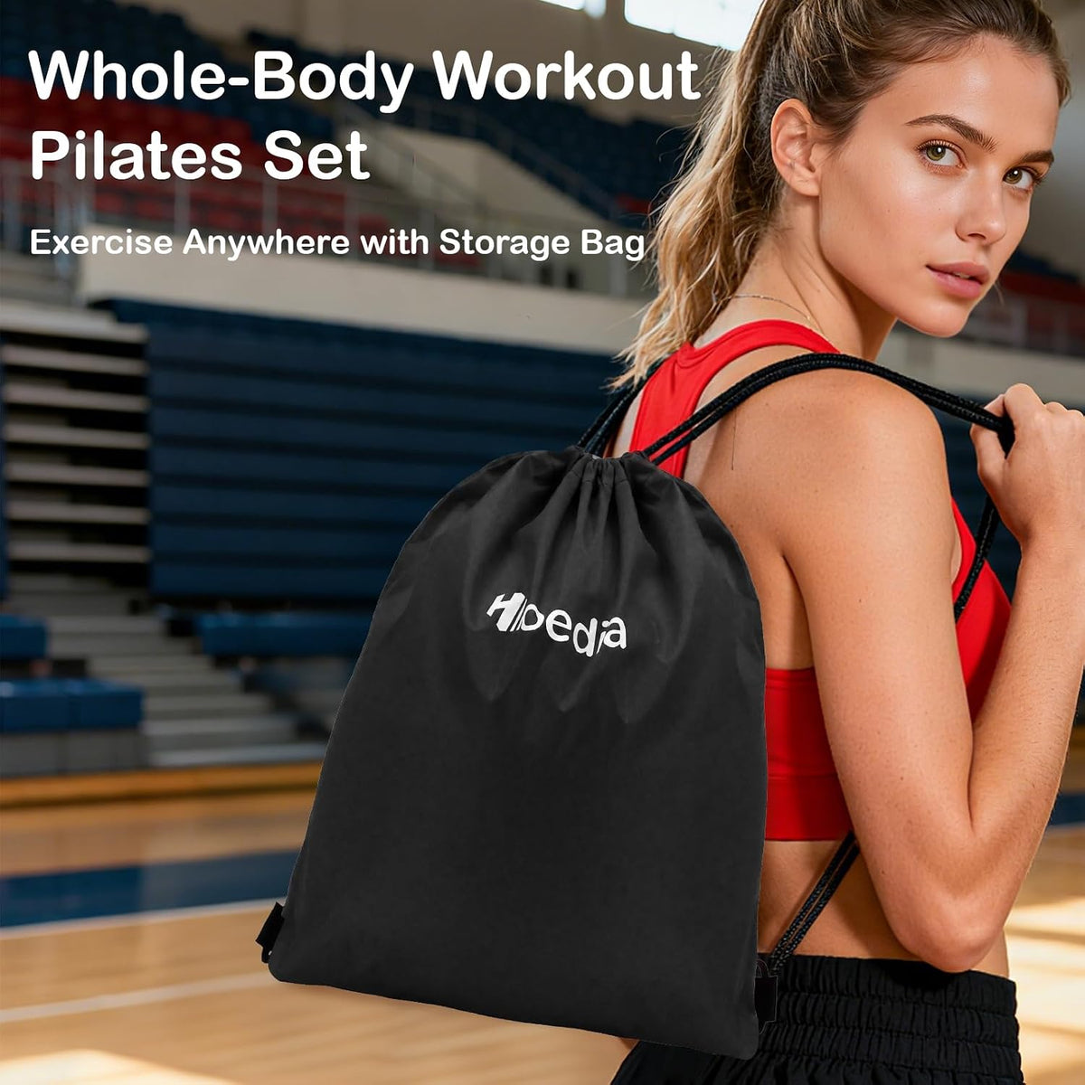 Hoedia Kit de Pilates de 17 Piezas para Mujeres, Equipo de Pilates...