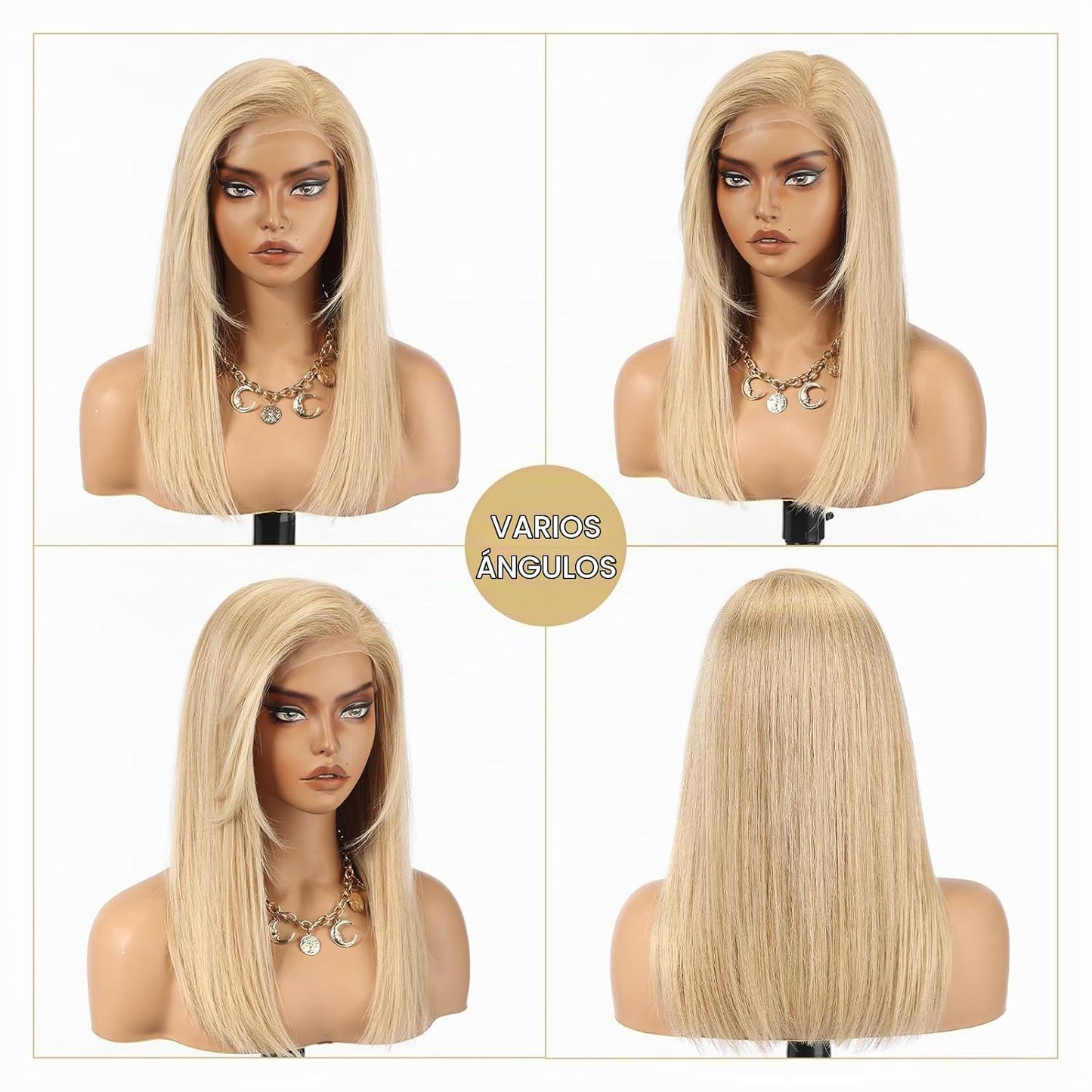 Wear but free KKU - Pelucas de cabello 100% humano para mujer, pelu...