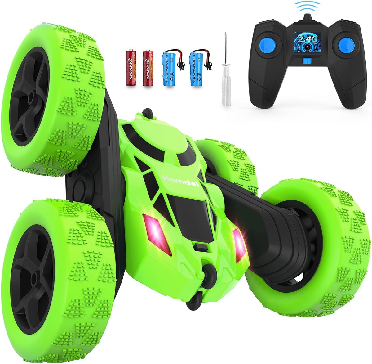 Hamdol Auto de acrobacias a control remoto para niños de 6 a 12 año...