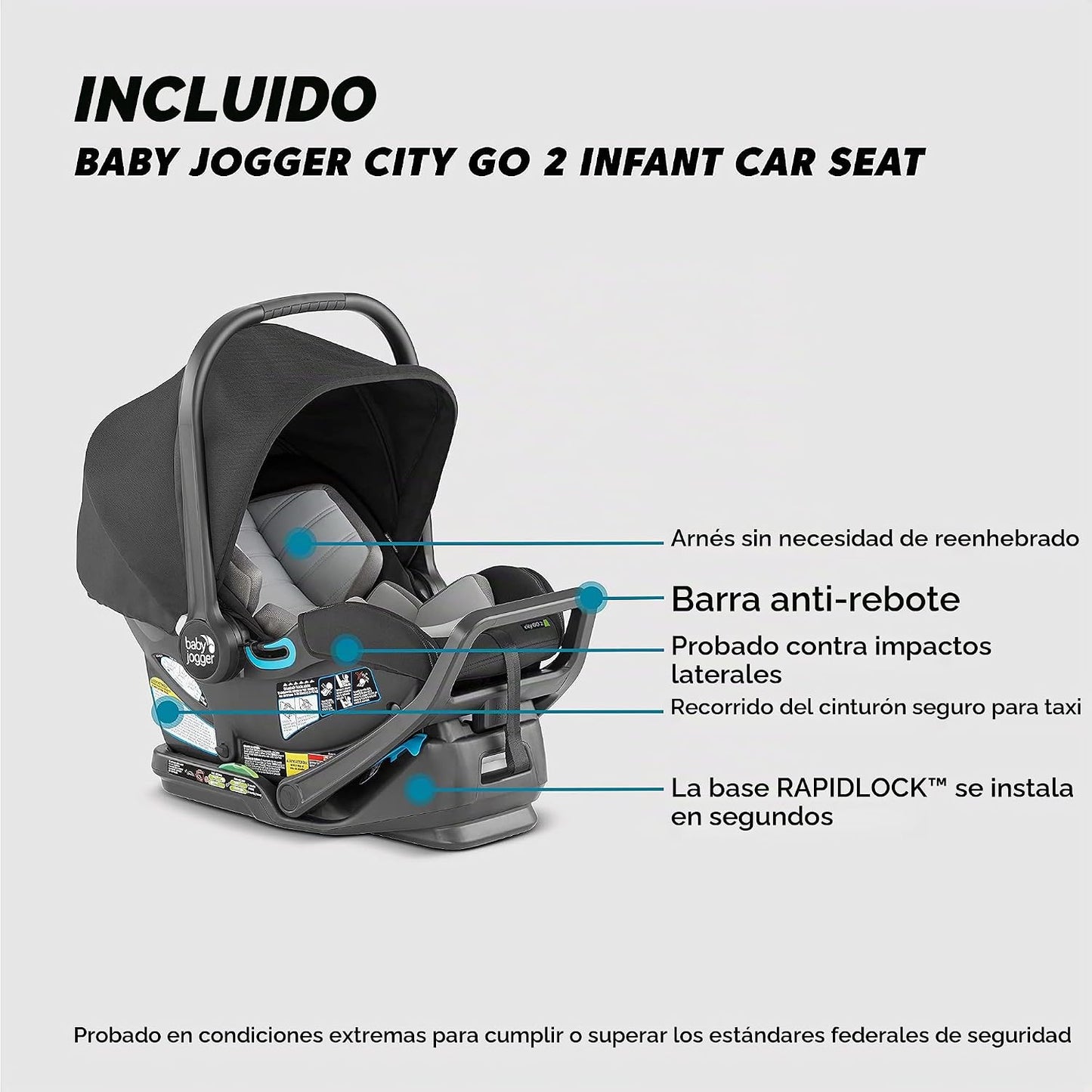 Baby Jogger City Select 2 - Sistema de Viaje Modular de Individual...