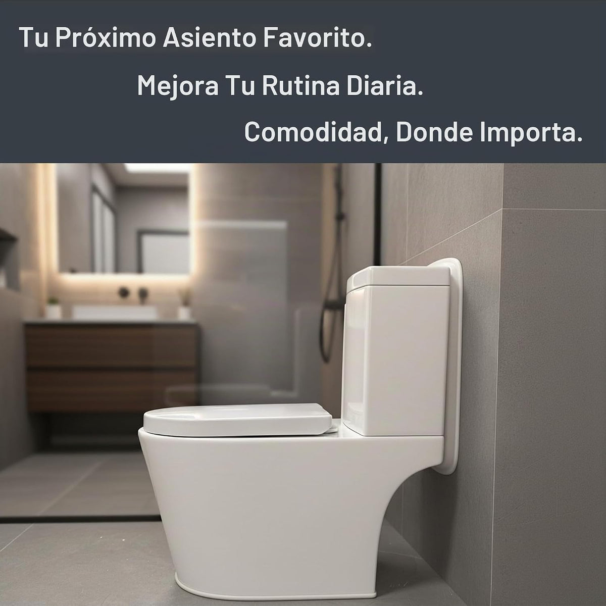 Silencioso cierre suave del asiento del inodoro en forma de U\/D ni...