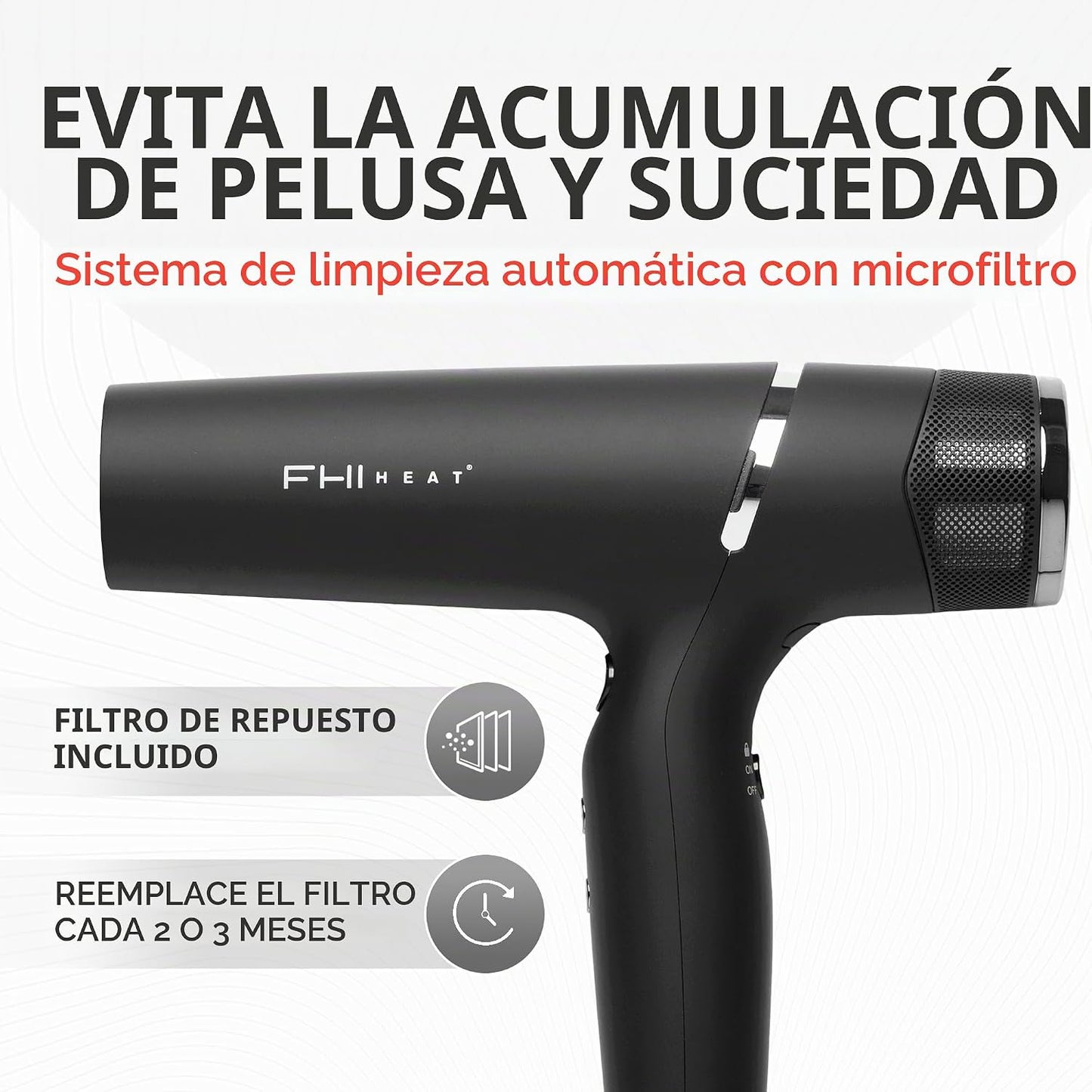 FHI Heat Innovator Pro Power Speed - Secador de pelo profesional co...