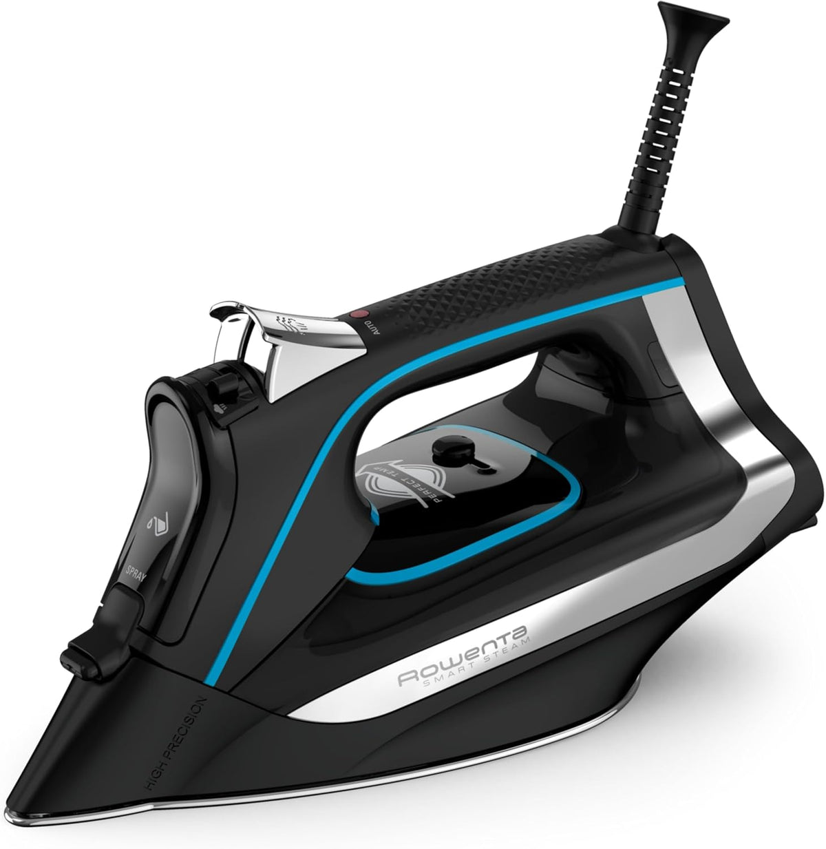 Rowenta, Plancha de vapor de acero inoxidable Smart Temp para ropa,...