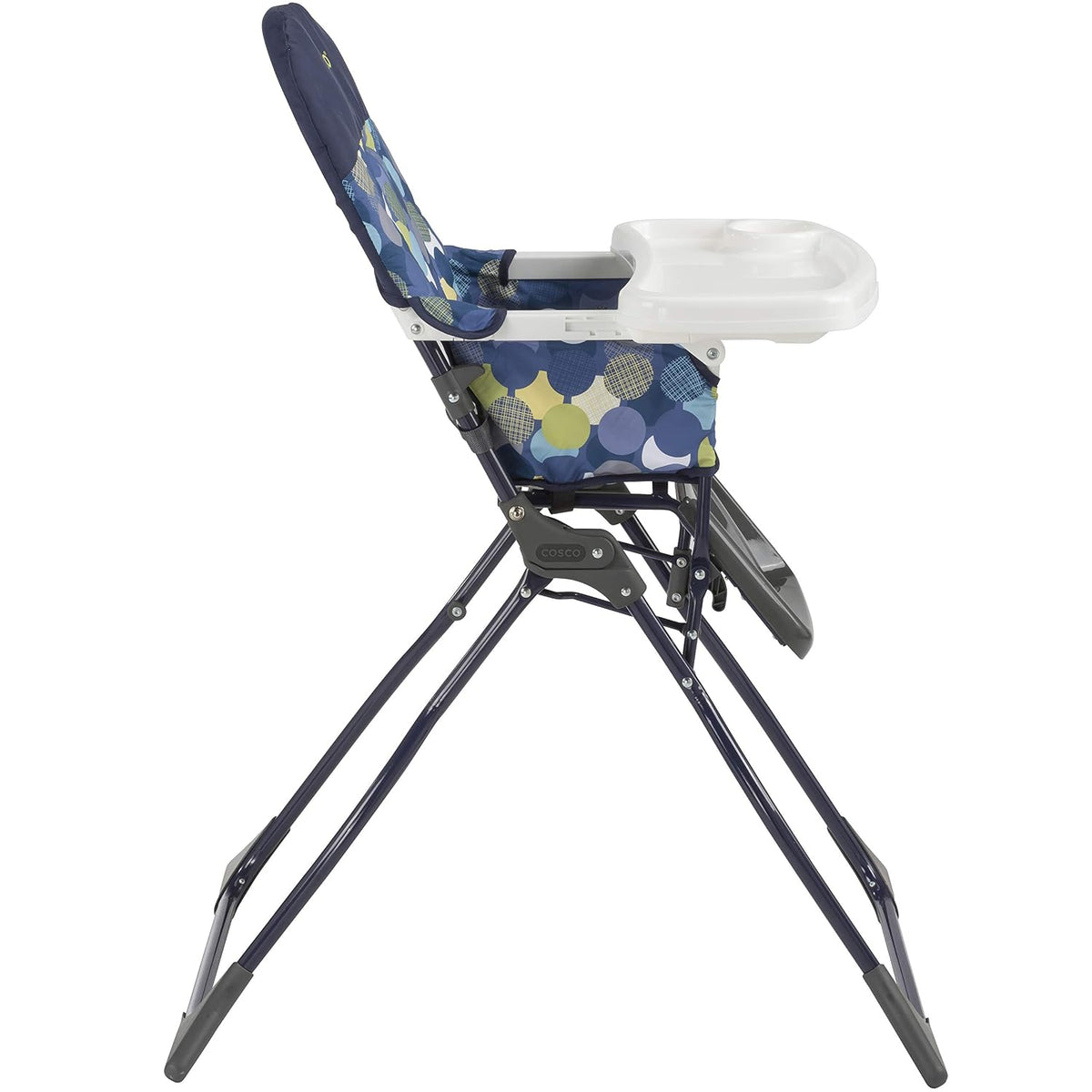 Cosco Silla alta simple plegable para bebé, Silla alta plegable sim...