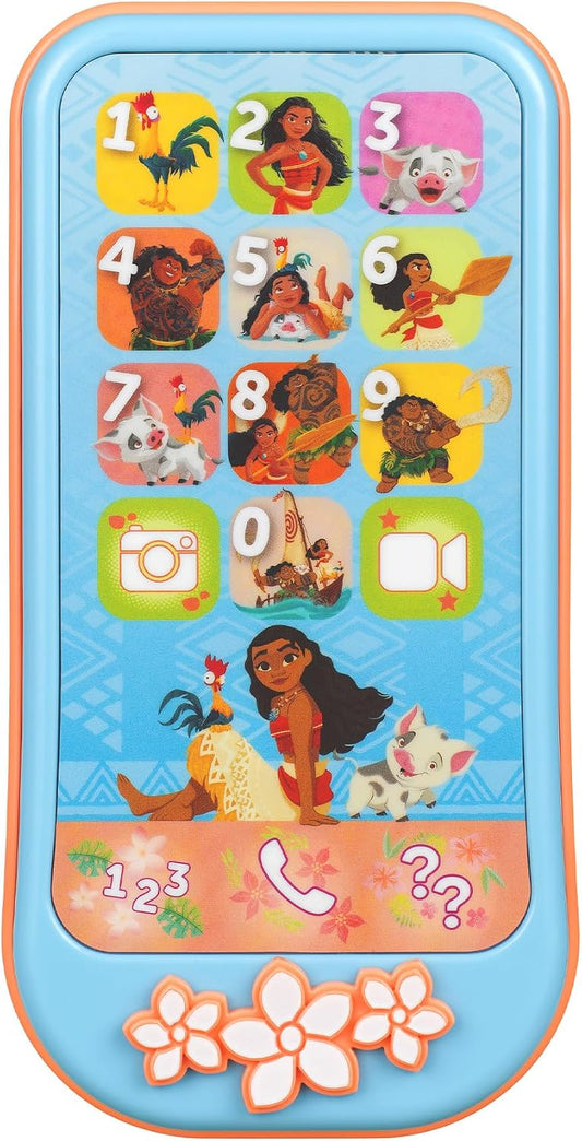 Moana - Teléfono de juguete para niños con juegos de aprendizaje pr...