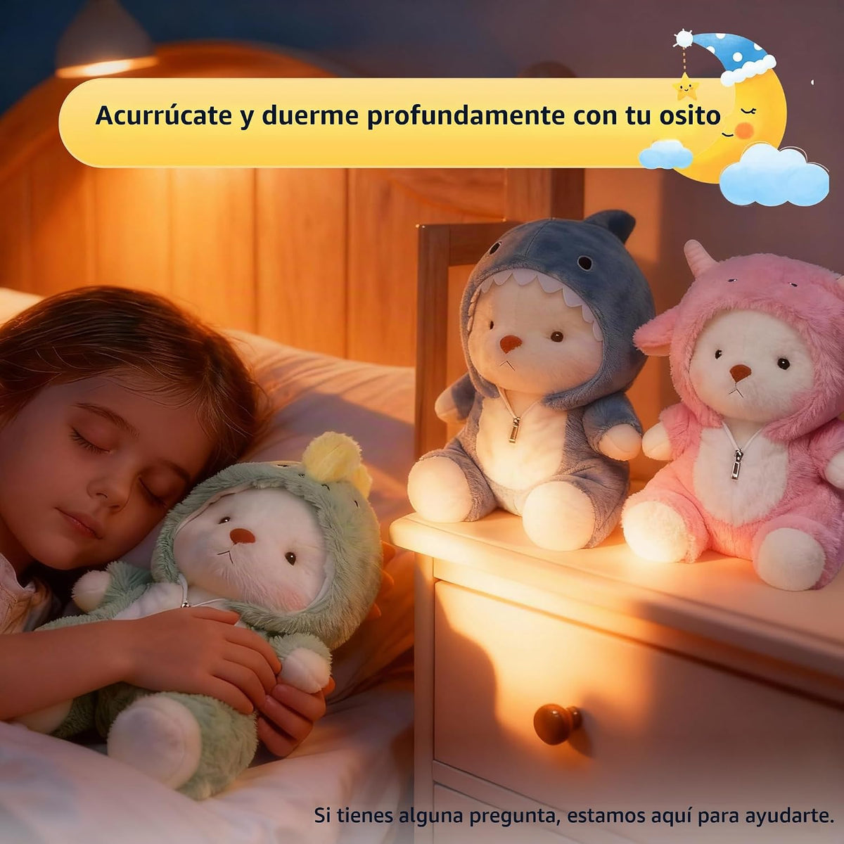 Animal de Peluche Oso Teddy, Juguetes de Peluche Oso Teddy con Capu...