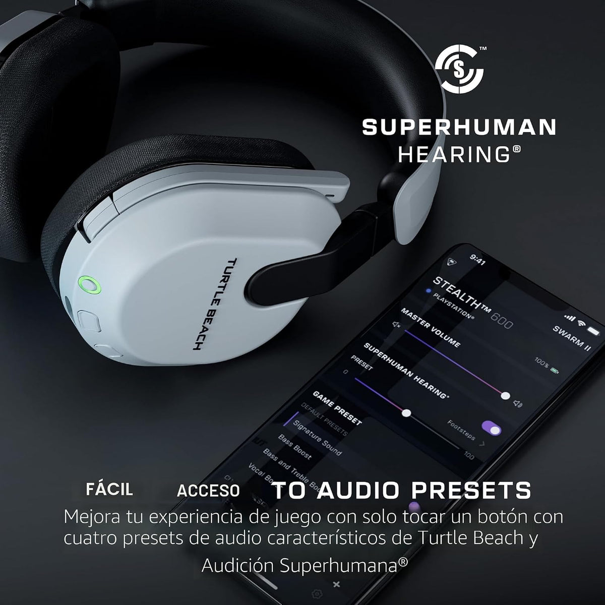 Turtle Beach Stealth 600 Auriculares inalámbricos multiplataforma a...