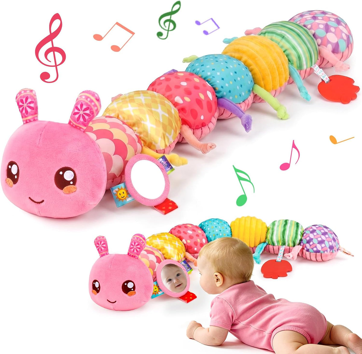 Juguetes sensoriales para bebés de 0 a 6 meses, juguetes musicales...