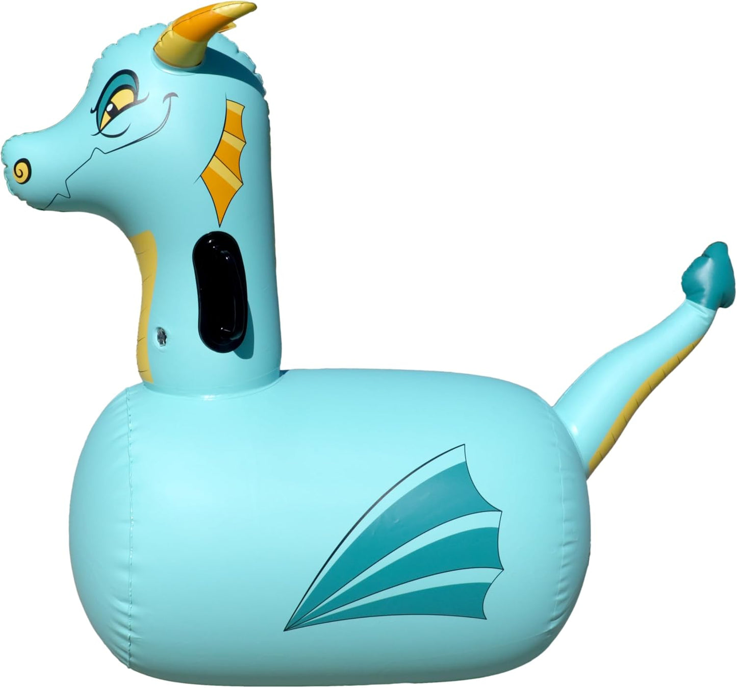 Hearthsong Hop N Go - Juguete inflable inflable de dragón azul para...