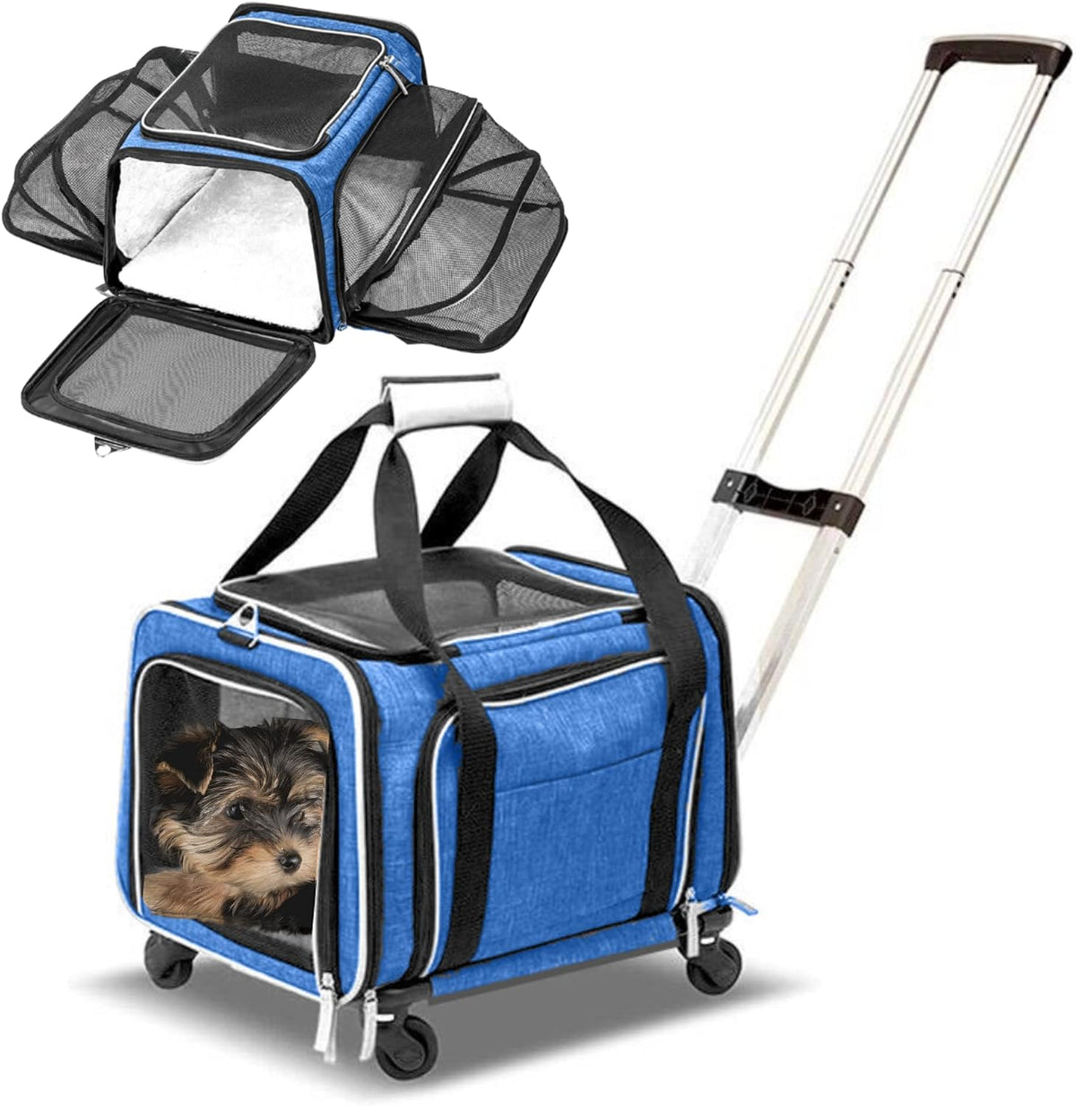 Ruff Life 101 Transportín de Mascotas Premium Expandible Aprobado p...