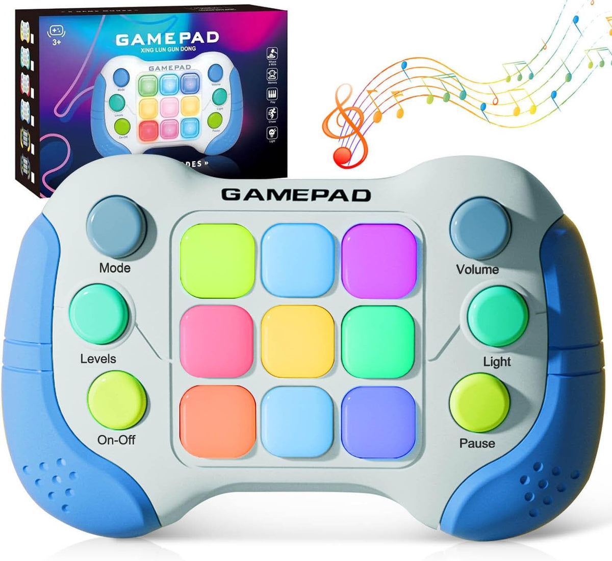 Juego navideño de empuje rápido con mango de juguetes para ansiedad...