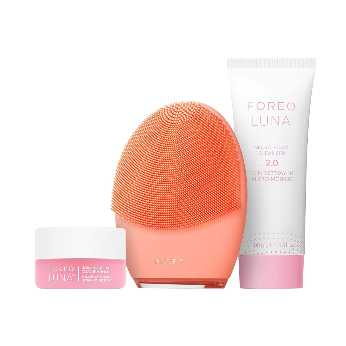 FOREO Luna 4 Piel Equilibrada + Limpiador de Microespuma 2.0 + Báls...