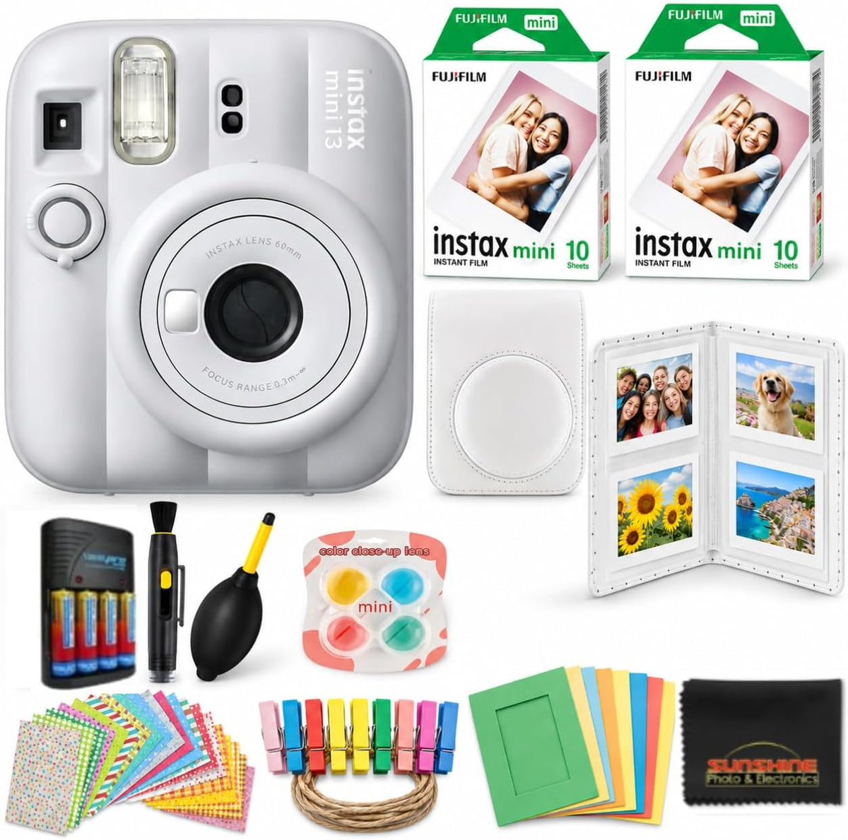 Paquete de cámara de película instantánea FUJIFILM instax Mini 13 (...