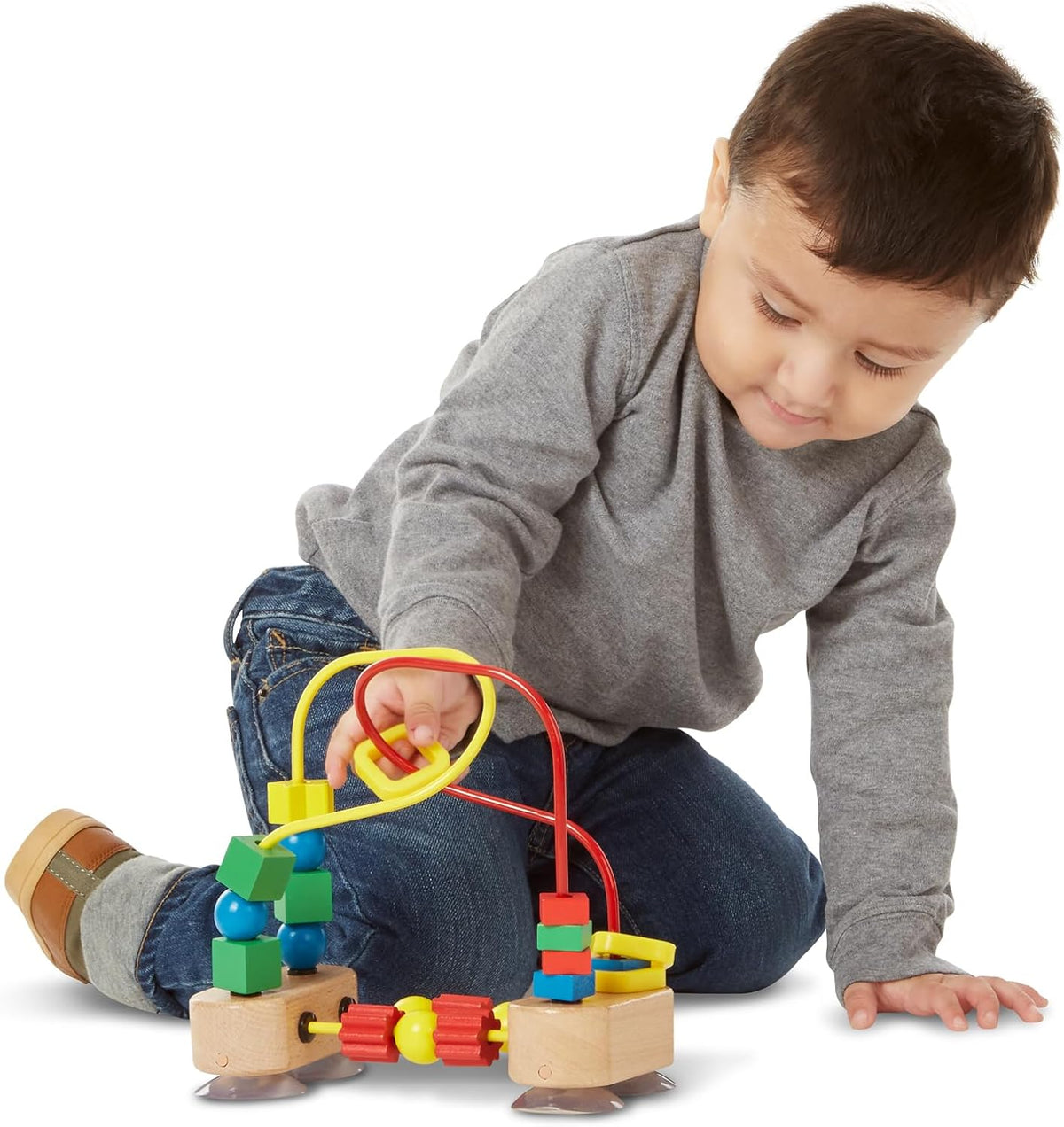 Primer laberinto de cuentas de la marca Melissa &amp; Doug, Estánda...