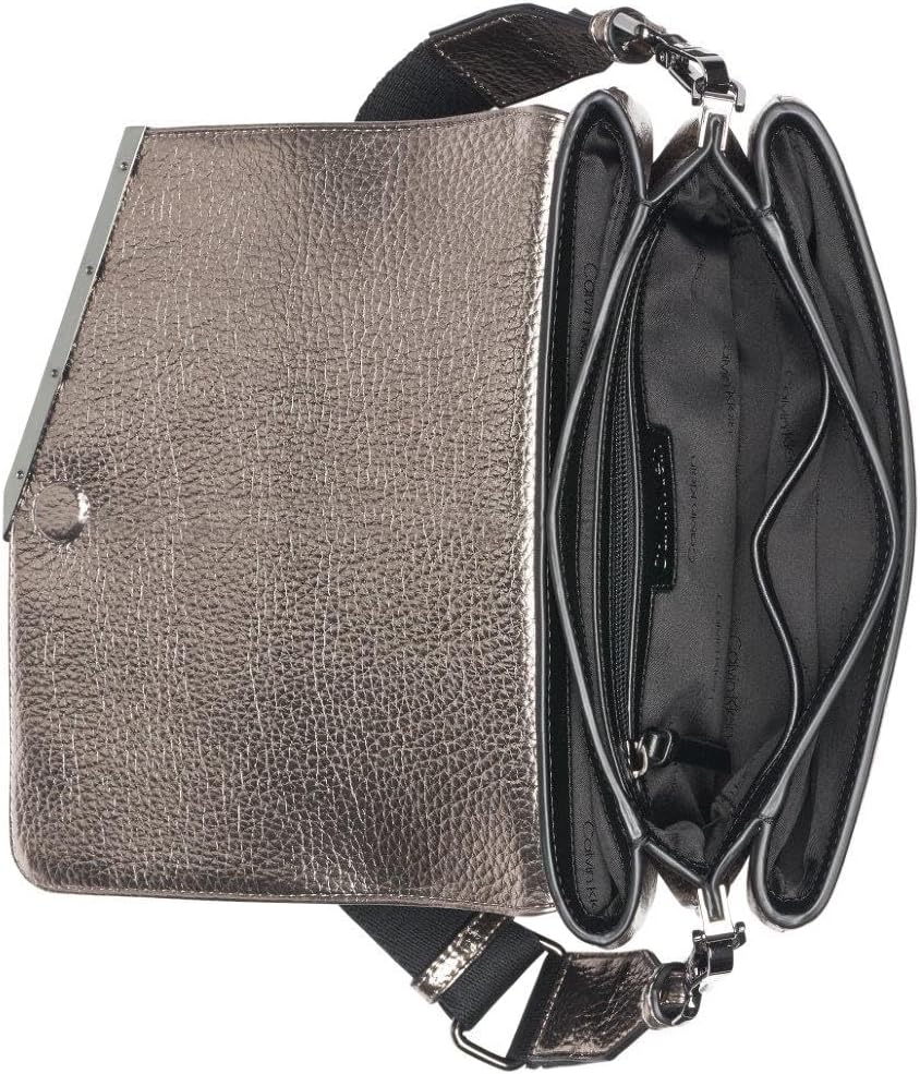 Calvin Klein Ria Organizational - Bandolera con solapa para mujer
