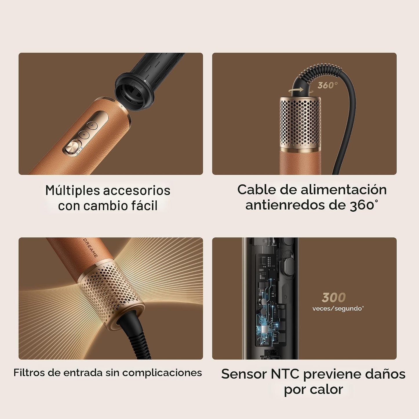 DREAME AirStyle Suite Pro - Estilizador de cabello y secadora de al...