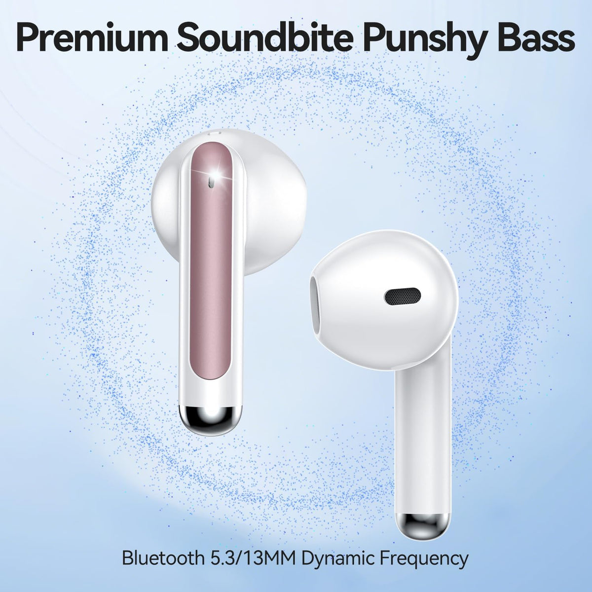 Auriculares inalámbricos, Bluetooth de 5.4 pulgadas, auriculares in...