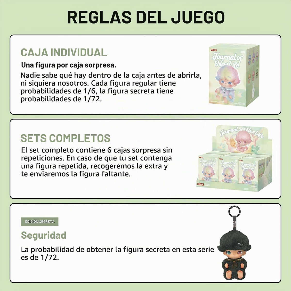 POP MART DIMOO Journal of New Life Series - Caja ciega con colgante...