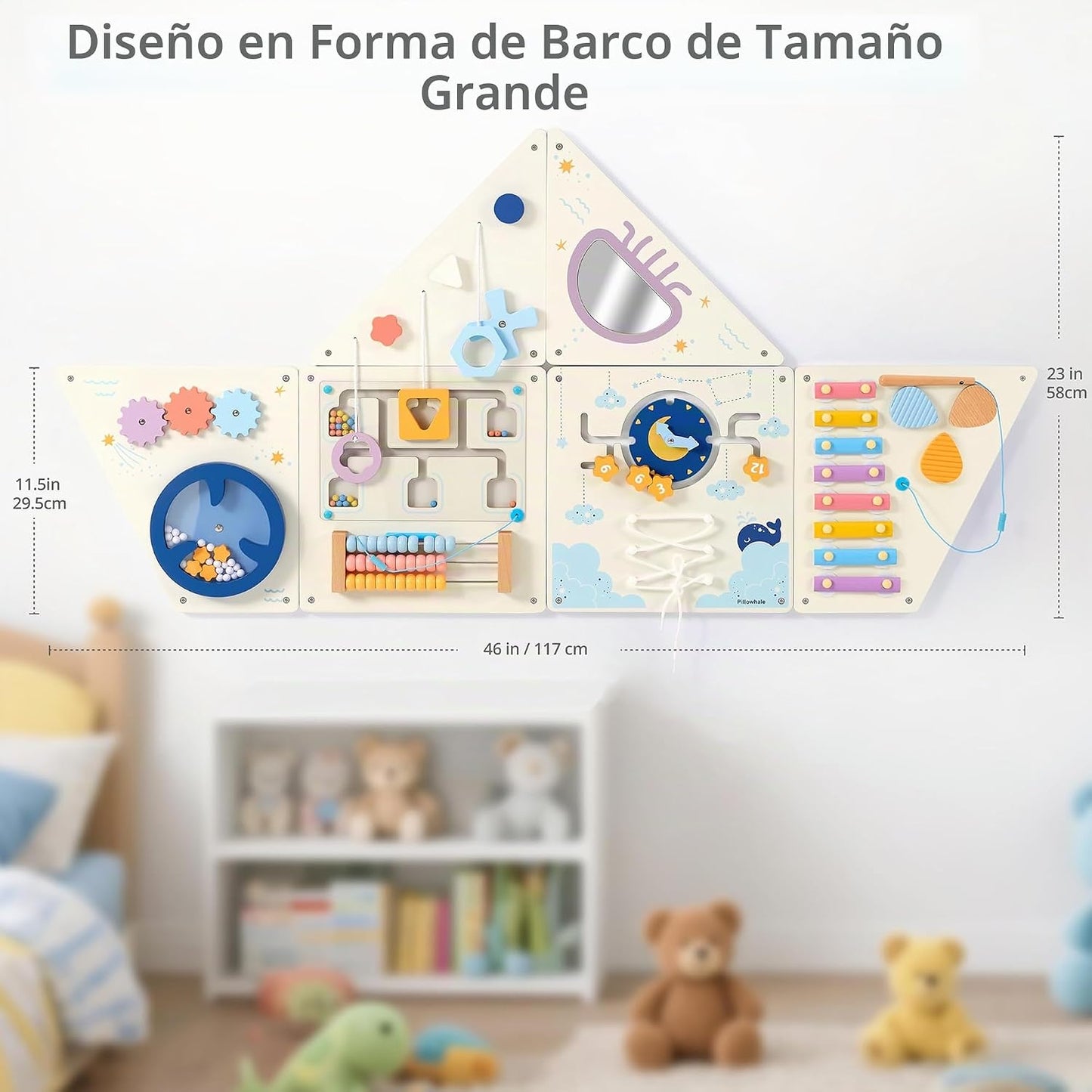 Pillowhale Tangram - Paneles de Tablero Ocupado de Actividades de P...