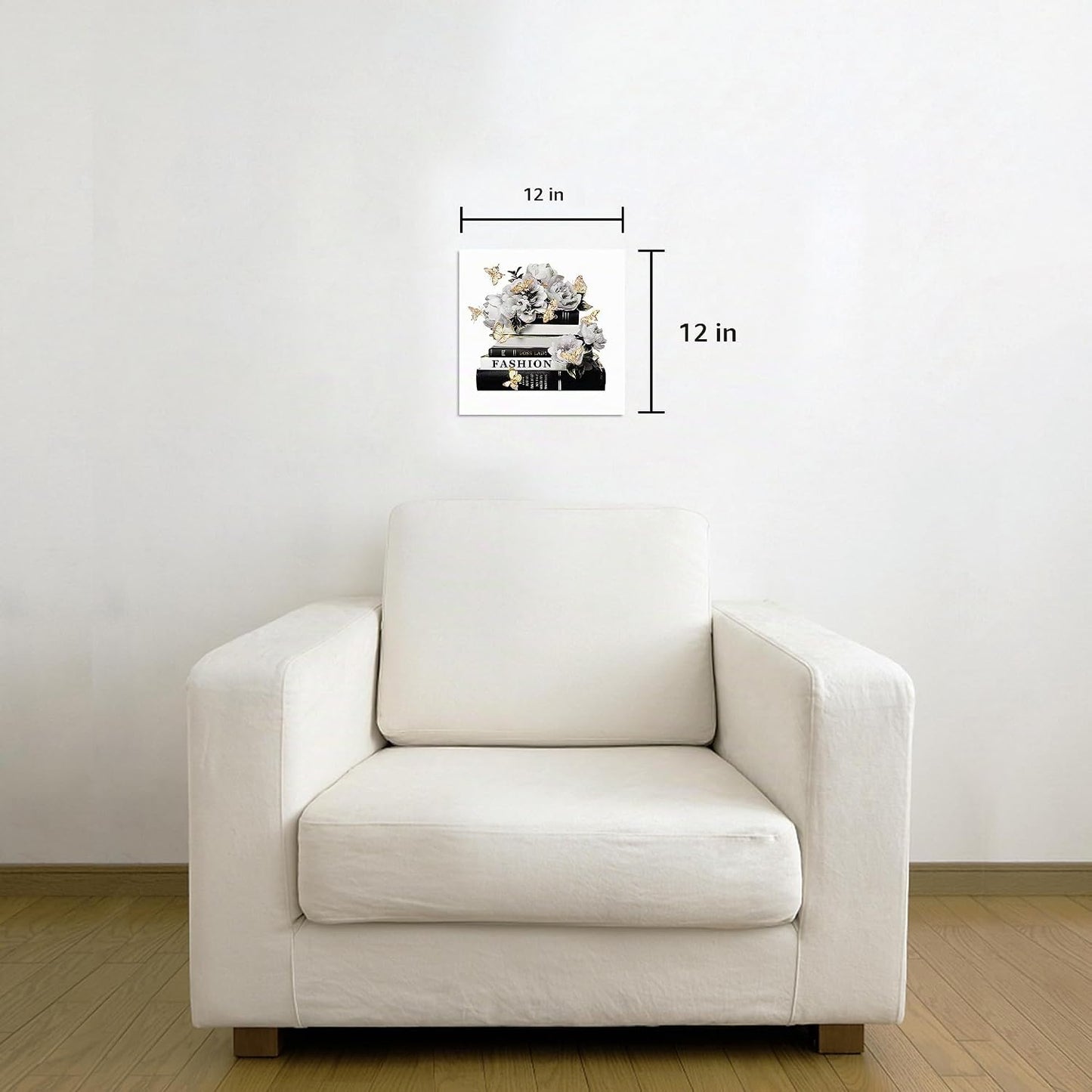 Dream Land Libros de moda Arte de pared de flores: imagen apilada d...